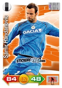 Sticker Samir Handanovic - Calciatori 2011-2012. Adrenalyn XL n. 350 - Panini
