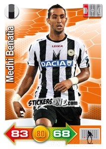 Sticker Medhi Benatia - Calciatori 2011-2012. Adrenalyn XL n. 351 - Panini