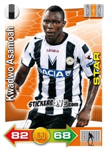 Sticker Kwadwo Asamoah - Calciatori 2011-2012. Adrenalyn XL n. 357 - Panini