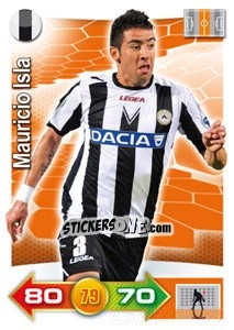 Sticker Mauricio Isla - Calciatori 2011-2012. Adrenalyn XL n. 358 - Panini