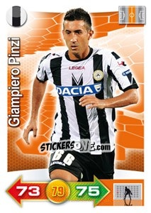 Figurina Giampiero Pinzi - Calciatori 2011-2012. Adrenalyn XL - Panini