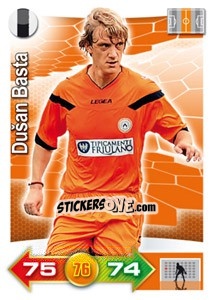 Sticker Dušan Basta - Calciatori 2011-2012. Adrenalyn XL - Panini