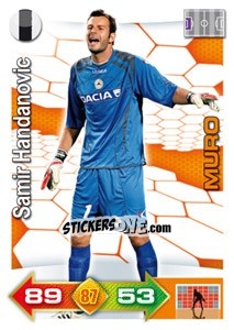 Sticker Samir Handanovic - Calciatori 2011-2012. Adrenalyn XL n. 367 - Panini