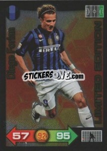 Cromo Diego Forlan - Calciatori 2011-2012. Adrenalyn XL - Panini