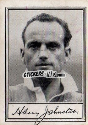 Sticker Harry Johnston - Famous Footballers (A2) 1954
 n. 44 - Barratt & Co.
