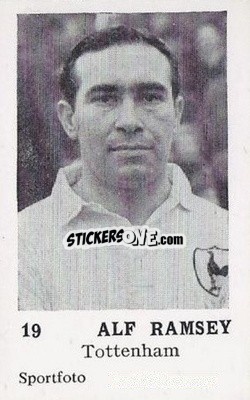 Cromo Alf Ramsey - Footballers 1954
 - Sportfoto
