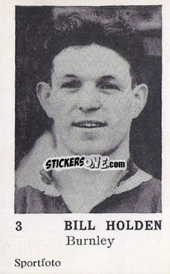 Figurina Bill Holden - Footballers 1954
 n. 3 - Sportfoto
