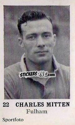 Sticker Charlie Mitten - Footballers 1954
 - Sportfoto
