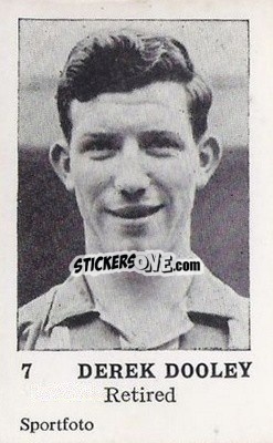 Sticker Derek Dooley - Footballers 1954
 n. 7 - Sportfoto
