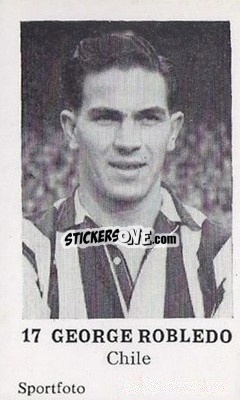 Cromo George Robledo - Footballers 1954
 - Sportfoto
