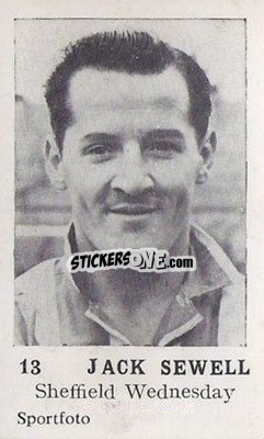 Sticker Jackie Sewell - Footballers 1954
 - Sportfoto
