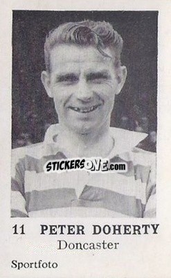 Sticker Peter Doherty - Footballers 1954
 - Sportfoto
