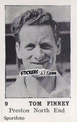 Cromo Tom Finney - Footballers 1954
 - Sportfoto
