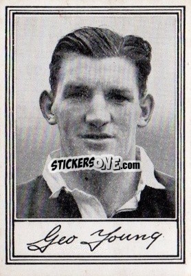 Sticker G. Young - Famous Footballers (A1) 1953
 - Barratt & Co.
