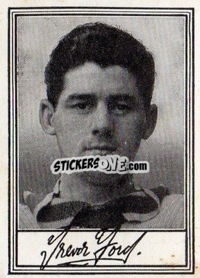 Sticker T. Ford - Famous Footballers (A1) 1953
 n. 9b - Barratt & Co.
