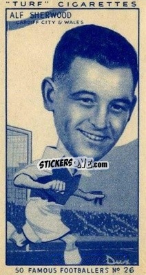 Sticker Alf Sherwood - Famous Footballers (Turf Cigarettes) 1951
 n. 26 - Carreras