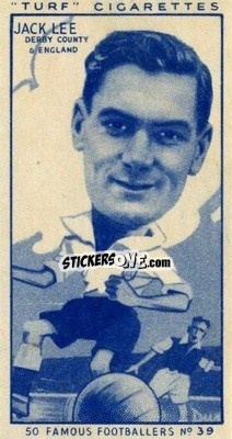 Cromo Jack Lee - Famous Footballers (Turf Cigarettes) 1951
 n. 39 - Carreras