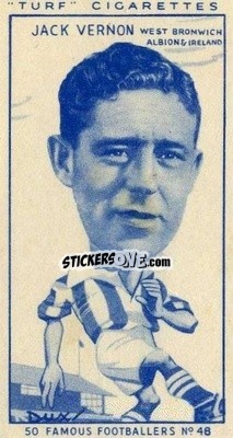 Sticker Jackie Vernon - Famous Footballers (Turf Cigarettes) 1951
 n. 48 - Carreras