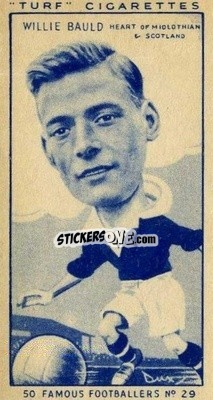 Sticker Willie Bauld - Famous Footballers (Turf Cigarettes) 1951
 n. 29 - Carreras