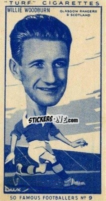 Sticker Willie Woodburn - Famous Footballers (Turf Cigarettes) 1951
 n. 9 - Carreras