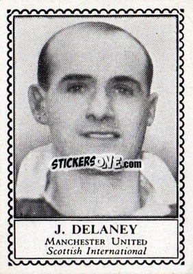 Cromo Jimmy Delaney - Famous Footballers 1949-1950
 n. 10 - Barratt & Co.
