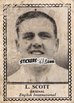 Sticker Lawrence Scott - Famous Footballers 1949-1950
 - Barratt & Co.
