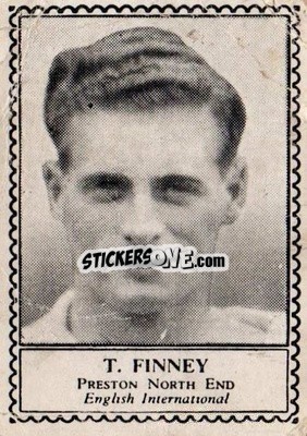 Sticker Tom Finney - Famous Footballers 1949-1950
 - Barratt & Co.
