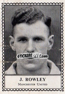 Sticker Jack Rowley - Famous Footballers 1948-1949
 n. 37 - Barratt & Co.
