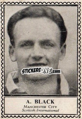 Sticker Andy Black - Famous Footballers 1947-1948
 - Barratt & Co.
