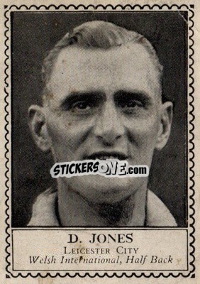Sticker David Jones - Famous Footballers 1947-1948
 - Barratt & Co.
