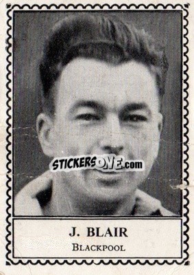 Sticker Jimmy Blair - Famous Footballers 1947-1948
 - Barratt & Co.
