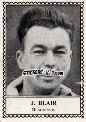 Sticker Jimmy Blair - Famous Footballers 1947-1948
 n. 5 - Barratt & Co.
