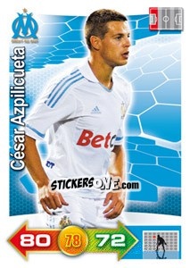 Sticker César Azpilicueta - FOOT 2011-2012. Adrenalyn XL n. 162 - Panini