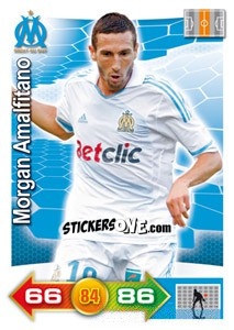 Cromo Morgan Amalfitano - FOOT 2011-2012. Adrenalyn XL - Panini