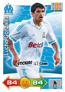 Sticker Lucho González - FOOT 2011-2012. Adrenalyn XL n. 167 - Panini