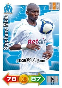 Sticker Stéphane Mbia - FOOT 2011-2012. Adrenalyn XL n. 168 - Panini