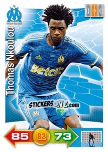 Figurina Thomas Nkoulou - FOOT 2011-2012. Adrenalyn XL n. 169 - Panini