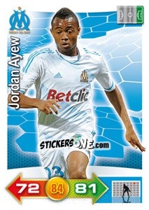 Sticker Jordan Ayew - FOOT 2011-2012. Adrenalyn XL n. 170 - Panini