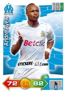 Sticker André Ayew - FOOT 2011-2012. Adrenalyn XL - Panini