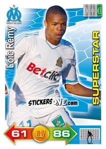 Sticker Loïc Rémy - FOOT 2011-2012. Adrenalyn XL n. 174 - Panini