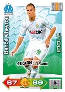 Cromo Benoît Cheyrou - FOOT 2011-2012. Adrenalyn XL - Panini