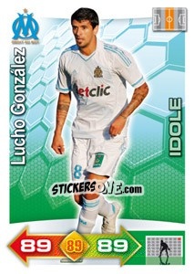 Cromo Lucho González - FOOT 2011-2012. Adrenalyn XL - Panini