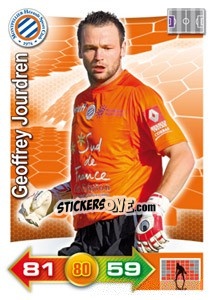 Sticker Geoffrey Jourdren - FOOT 2011-2012. Adrenalyn XL n. 177 - Panini