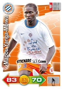 Cromo Mapou Yanga-Mbiwa - FOOT 2011-2012. Adrenalyn XL - Panini