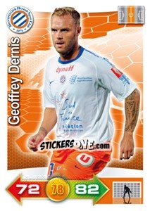 Cromo Geoffrey Dernis - FOOT 2011-2012. Adrenalyn XL - Panini