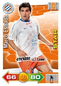 Sticker Marco Estrada - FOOT 2011-2012. Adrenalyn XL n. 189 - Panini