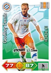 Figurina Geoffrey Dernis - FOOT 2011-2012. Adrenalyn XL - Panini