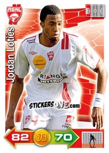 Sticker Jordan Lotiès - FOOT 2011-2012. Adrenalyn XL n. 195 - Panini