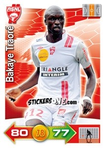 Sticker Bakaye Traoré - FOOT 2011-2012. Adrenalyn XL n. 202 - Panini