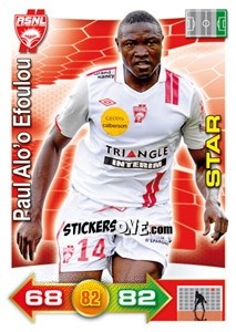 Figurina Paul Alo'o Efoulou - FOOT 2011-2012. Adrenalyn XL - Panini